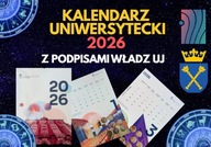 Kalendarz ścienny 2026 Uniwersytet Jagielloński -imienna dedykacja władz UJ