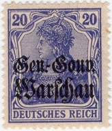 Fi ON 13 e**, Okupacja Niemiecka, Gen.-Gouv./Warschau, gwar. Walocha