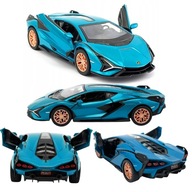 Metalowe Auto Lamborghini Sian FKP 37 1:40 Kinsmart Napęd Otwierane Drzwi