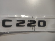Emblemat naklejka znaczek c220 mercedes czarny