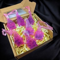 Niepowtarzalne zawieszki świąteczne KRASNALE na choinkę zestaw 7 sztuk