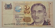 Banknot Singapur 2 Dolary 1999 rok