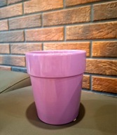 Lawendowa fioletowa osłonka na doniczkę