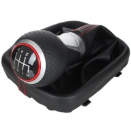 AUDI A3 8P 2003-2012 GAŁKA DŹWIGNIA ZMIANY BIEGÓW 6B + MIESZEK SKÓRA