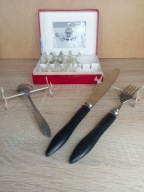 _ KOZIOŁKI POD SZTUĆCE _ PODPÓRKI _ WYRÓB RZEMIEŚLNICZY _ PRL _