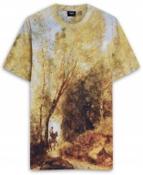 CARRY bawełniany T-shirt koszulka malarstwo regular fit L