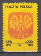 1989 Poczta KPN orzeł