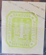 Niemcy Hamburg stary znaczek (2/28