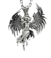 Wisior Upadły Anioł punk moto rock