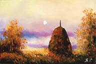 Bogusław Potera obraz olejny płótno ŚWIT