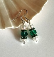 KOLCZYKI z KRYSZTAŁAMI SWAROVSKIEGO AB srebro 925