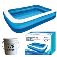 BASEN DMUCHANY | PROSTOKĄTNY | BASEN NA KULKI DLA DZIECI | 778 LITRÓW