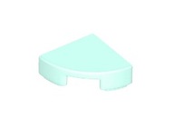 LEGO Tile 1x1 ćwiartka 25269 - Light Aqua - 30 szt