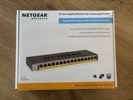 Netgear Przełącznik GS116LP Switch niezarządzalny 16xGE PoE+