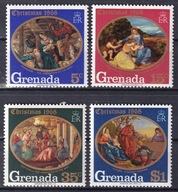 Grenada 1968 ** cena 2,90 zł kat.1,25€ - malarstwo, Boże Narodzenie