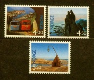 NORWEGIA** Kolej górska, turystyka Mi 1156-58