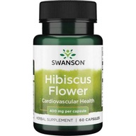 Suplement diety Swanson Health Products Hibiscus Flower Swanson błonnik