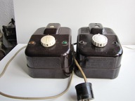 STARY ZASILACZ SIECIOWY PIKO TYP ME 0029 25 VAT 2 SZT EBONIT BRĄZ