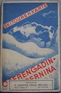 MAPA -OBERENGADIN -ST MORITZ -SZWAJCARIA -1940 rok