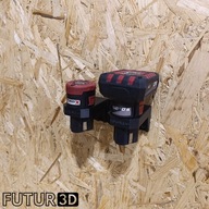 Uchwyt podwójny na akumulator baterię Parkside X12V Team bez blokady