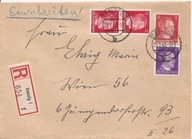 GDAŃSK -TRZECIA RZESZA -DANZIG -koperta obieg 1943 rok erka Danzig 1 854