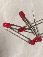 Dioda LED czerwona, średnica 3,5 mm