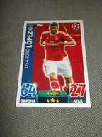 MATCH ATTAX 2015-2016 SL BENFICA 181 Lisandro Lopez 187