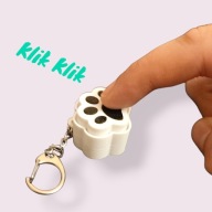 Clicker Fidget kliker antystresowy brelok Łapka