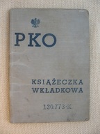 MIECHÓW CHARSZNICA BANK PKO przedwojenna KSIĄŻECZKA WKŁADKOWA 1935 -1939