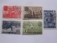 ZSRR - Dni Sportu i Kultury Fizycznej 1940 - Mi. 753-57 kasowany