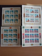 znaczki Rosji po ZSRR Cerkwie 4 arku...............KL AWZ Rosja po ZSRR