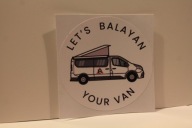 NAKLEJKA YOUR VAN - CAMPING - AUTO ROWER MOTOR KASK