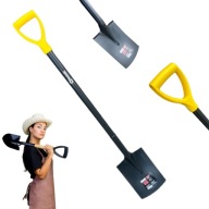 SZPADEL ŁOPATA METALOWY PROSTY TRZONEK OGRODOWY TRWAŁY MOCNY WĄSKI