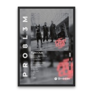 Plakat PRO8L3M „Fight Club” A3 wer. 2