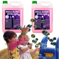 PŁYN DO BANIEK MYDLANYCH DUŻYCH DZIECI BAŃKI MYDLANE MAŁE DUŻE KOMUNIA