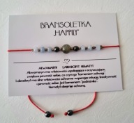 BRANSOLETKA SZCZĘŚCIA AKWAMARYN HEMATYT LABRDORYT
