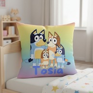 Poduszka Bluey rodzinka , poduszka z imieniem, imienna