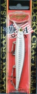 Wobler LUCKY CRAFT SLENDER POINTER 97MR,9.7 cm,10 g, Super Glow Zebra Met.