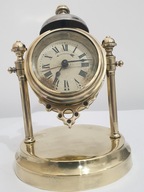 Stary Francuski budzik miniatura Japy Freres Colonnes z około 1905r