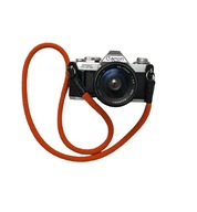 Pasek do aparatu fotograficznego bawełniany pomarańczowy