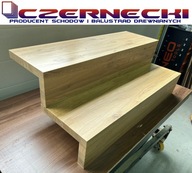 Stopnie dywanowe dębowe 4cm schody dąb do samodzielnego montażu