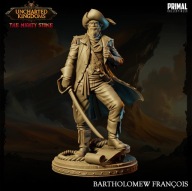 Pirate Bartholomew Francois - CoE - figurka RPG DnD D&D - druk 3D 14K