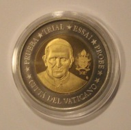 WATYKAN 2017 - 2 EURO PAPIEŻ FRANCISZEK - SPECIMEN PRÓBA - PIĘKNA RZADKOŚĆ