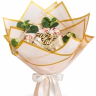 Bukiet słodyczy Raffaello na ślub prezent dla pary młodej zamiast kwiatów