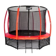 Trampolina Jumpi Maxy Comfort Plus 312cm Czerwona z Siatką Dla Dzieci