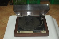 Gramofon G-603 Bernard Unitra Fonica brązowy zawiasy drutowe