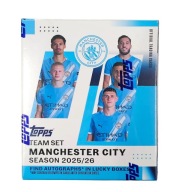 Topps Team Set Manchester City 2025/26 Karty Kolekcjonerskie Box Autograf?