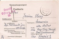 OFLAG II E - NEUBRANDENBURG -obieg 1944 do SZCZAWNICA -karta