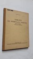 TABLICE DO INTERPOLACJI WARSTWIC - Zygmunt Janas