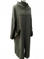 CIEPŁA DŁUGA STYLOWA BLUZA PLASZCZ r. 58